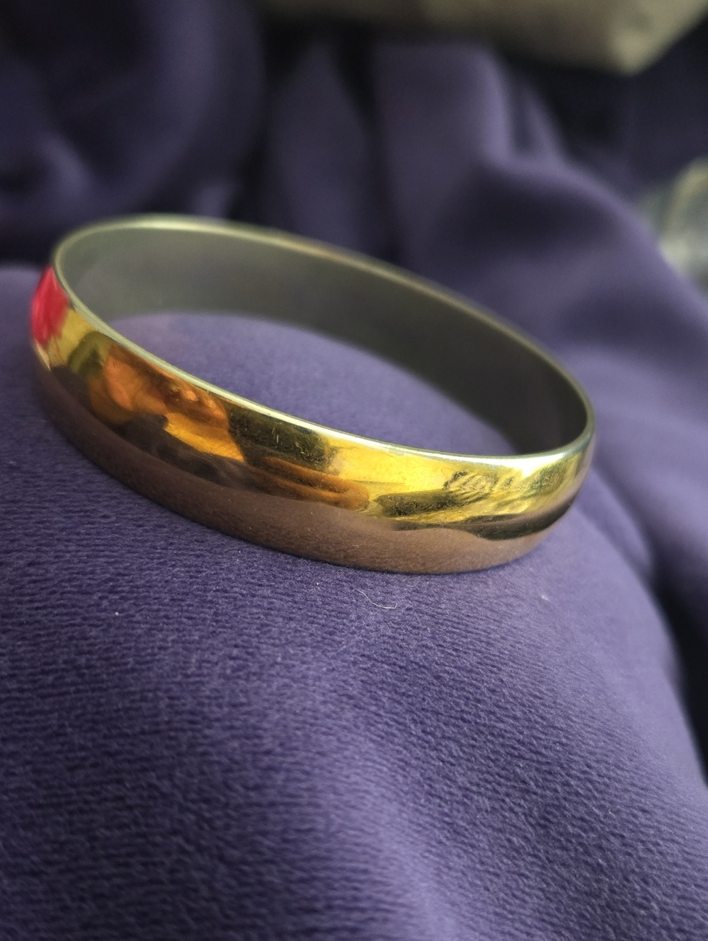 3/$15 Monet Gold-Tone Polished Bangle Bracelet